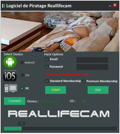 real life cam account crack